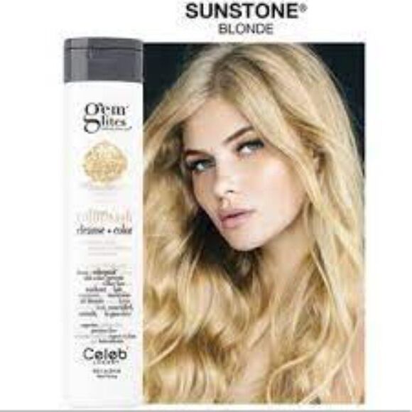 $5$ add on Gem Lites sunstone blonde Colorwash 8.25 oz Celeb Luxury Deposit - Picture 3 of 9